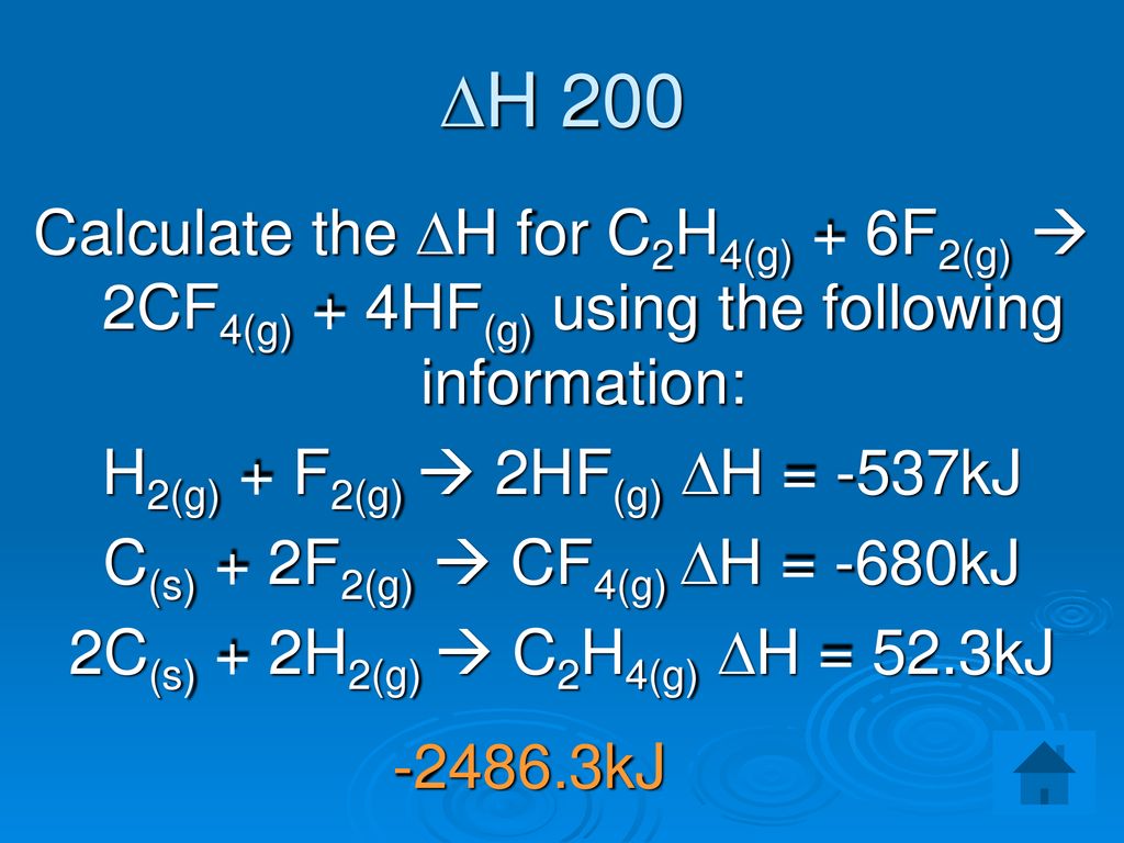 AP Chemistry Chapter 5 Jeopardy ppt download